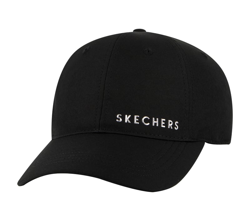 Skech-Shine Foil Baseball Hat, BLACK, fullimage number 0