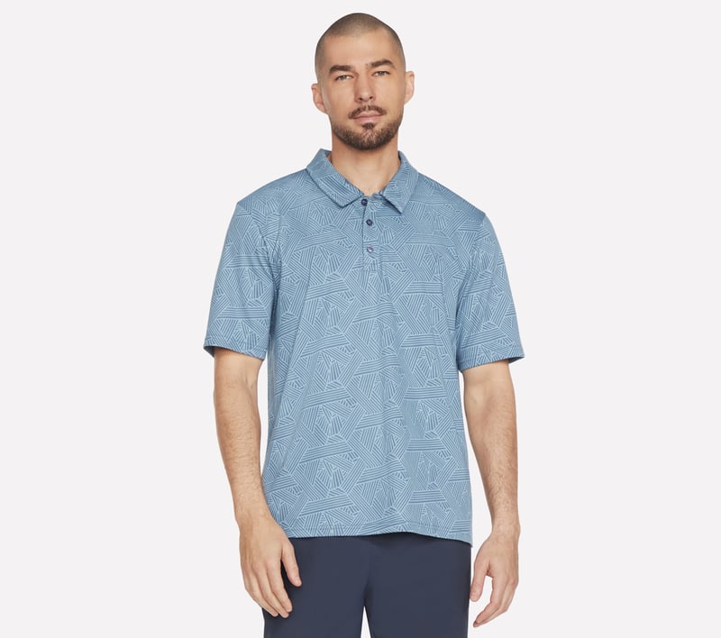 Skechers Off Duty Linear Polo, MARINE / MULTI, fullimage number 0