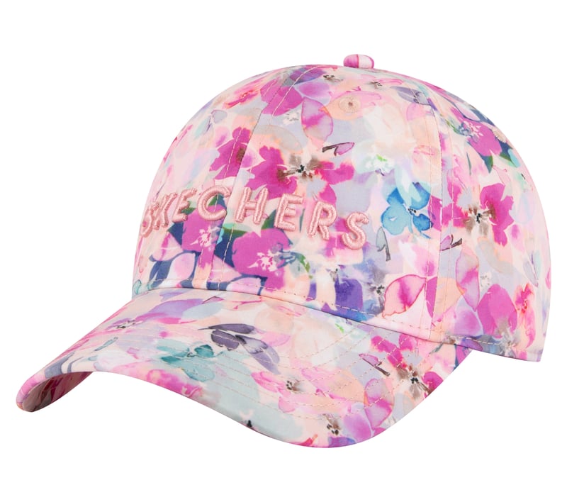 Seascape Floral Hat, CORAIL / MULTI, fullimage number 0