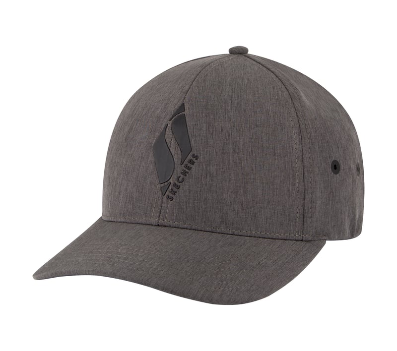 Skechers Accessories - Diamond S Hat, CHARCOAL, fullimage number 0