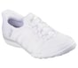 Skechers Slip-ins Relaxed Fit: Breathe-Easy - Roll-With-Me, WHITE, full image number 3