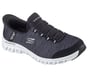 Skechers Slip-ins: Glide-Step - Peak, BLACK / WHITE, full image number 8