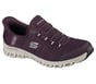 Skechers Slip-ins: Glide-Step - Peak, WINE, full image number 3