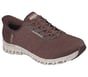 Skechers Slip-ins Waterproof: Glide-Step, CHOCOLATE, full image number 3