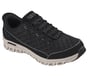 Skechers Slip-ins: Glide-Step Elevate - Cozy Fit Soft Glow, BLACK / NATURAL, full image number 3