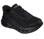 Skechers Slip-ins Work: Max Cushioning Glide-Step, BLACK, full image number 3