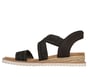 Skechers Slip-ins: BOBS Desert Kiss - Lavish Leap, BLACK, full image number 4