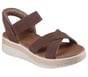 Skechers Slip-ins: BOBS Sun Ray - Move Over, CHOCOLATE, full image number 3