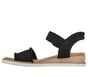 Skechers Slip-ins: BOBS Desert Kiss - Frayed Fun, BLACK, full image number 4