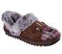 Skechers Slip-ins: BOBS Cozy Kiss - Plaid Pup, CHOCOLATE, full image number 3