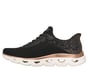 Skechers Slip-ins: BOBS Sport Arc Waves - Urban Sparkle, BLACK / GOLD, full image number 4