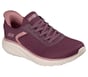 Skechers Slip-ins: BOBS Sport Squad Chaos - Stroke of Luck, BOURGOGNE, full image number 3