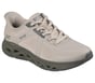 Skechers Slip-ins: BOBS Sport Arc Waves Remix - Get Grounded, NATURAL / OLIVE, full image number 3