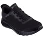 Skechers Slip-ins: BOBS Sport Squad Chaos, CZARNY, full image number 8