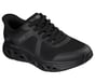 Skechers Slip-ins: BOBS Sport Arc Waves Remix - Feel Grounded, BLACK, full image number 3