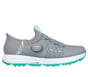 Skechers Slip-ins: GO GOLF Elite 5 - Slip 'In, GRAY / AQUA, full image number 0
