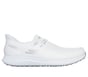 Skechers Slip-ins: GO GOLF Flight - Moc, WHITE / SILVER, full image number 0