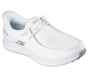 Skechers Slip-ins: GO GOLF Flight - Moc, WHITE / SILVER, full image number 3