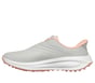 Skechers Slip-ins Waterproof: GO GOLF Flow SI - Twist-Fit, GRIS CLAIR / ROSE, full image number 4