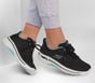 Skechers GO WALK Arch Fit - Unify, BLACK / AQUA, full image number 1