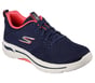 Skechers GO WALK Arch Fit - Unify, NAVY / CORAL, full image number 4