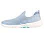 Skechers GOwalk 6 - Glimmering, KÉK / TÜRKIZKÉK, full image number 4
