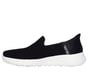 Skechers Slip-ins: GO WALK Joy - Vela, BLACK / WHITE, full image number 5