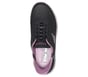 Skechers Slip-ins: GO WALK Flex - Grand Entry, CZARNY / FIOLKOWOROZOWY, full image number 1