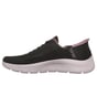Skechers Slip-ins: GO WALK Flex - Grand Entry, CZARNY / FIOLKOWOROZOWY, full image number 4