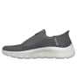 Skechers Slip-ins: GO WALK Flex - Grand Entry, GRIS ANTHRACITE / TURQUOISE, full image number 4