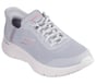 Skechers Slip-ins: GO WALK Flex - Grand Entry, GRIJS / ROZE, full image number 1