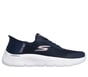 Skechers Slip-ins: GO WALK Flex - Grand Entry, NAVY / PINK, full image number 0