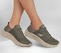 Skechers Slip-ins: GO WALK Flex - Grand Entry, OLIVE, full image number 1