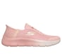 Skechers Slip-ins: GO WALK Flex - Grand Entry, ROSE / VERT-LIME, full image number 1
