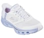 Skechers Slip-ins: GO WALK Glide-Step 2.0 - Belah, BLANC / LAVANDE, full image number 4