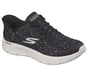 Skechers Slip-ins: GO WALK Flex - Naomi, BLACK / MULTI, full image number 3