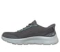 Skechers Slip-ins Waterproof: GO WALK Flex - Mabel, CHARCOAL / TURQUOISE, full image number 4