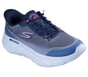 Skechers Slip-ins: GO WALK Max Cushioning Hyper Burst - Nikita, NAVY / PINK, full image number 3