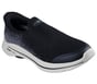 Skechers Slip-ins: GO WALK 8 - Nova, BLACK / WHITE, full image number 3