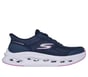 Skechers Slip-ins: Max Cushioning Glide-Step - Hartford, NAVY / PURPLE, full image number 0