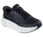 Skechers Slip-ins: Max Cushioning Glide-Step - Sapphire, BLACK / WHITE, full image number 3