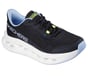 Max Cushioning Glide-Step - Fairmont, BLACK / BLUE, full image number 3