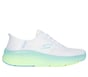 Skechers Slip-ins: Max Cushioning Elite 2.0, WHITE / BLUE / LIME, full image number 0