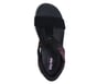 Skechers Slip-ins: GO WALK Massage Fit Sandal - Confetti Sky, BLACK / MULTI, full image number 1