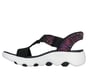 Skechers Slip-ins: GO WALK Massage Fit Sandal - Confetti Sky, BLACK / MULTI, full image number 4