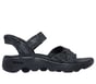 Skechers Slip-ins: GO WALK Massage Fit Sandal - Heather, BLACK / GRAY, full image number 0
