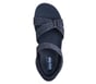 Skechers Slip-ins: GO WALK Massage Fit Sandal - Heather, NAVY, full image number 1