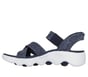 Skechers Slip-ins: GO WALK Massage Fit Sandal - Heather, NAVY, full image number 4