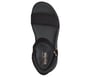 Skechers Slip-ins: GO WALK Massage Fit Sandal - Darcy, BLACK / ROSE GOLD, full image number 1