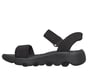 Skechers Slip-ins: GO WALK Massage Fit Sandal - Darcy, BLACK / ROSE GOLD, full image number 4